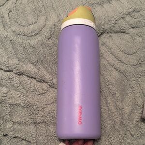 Owala Purple Water Bottle with Yellow Cap
